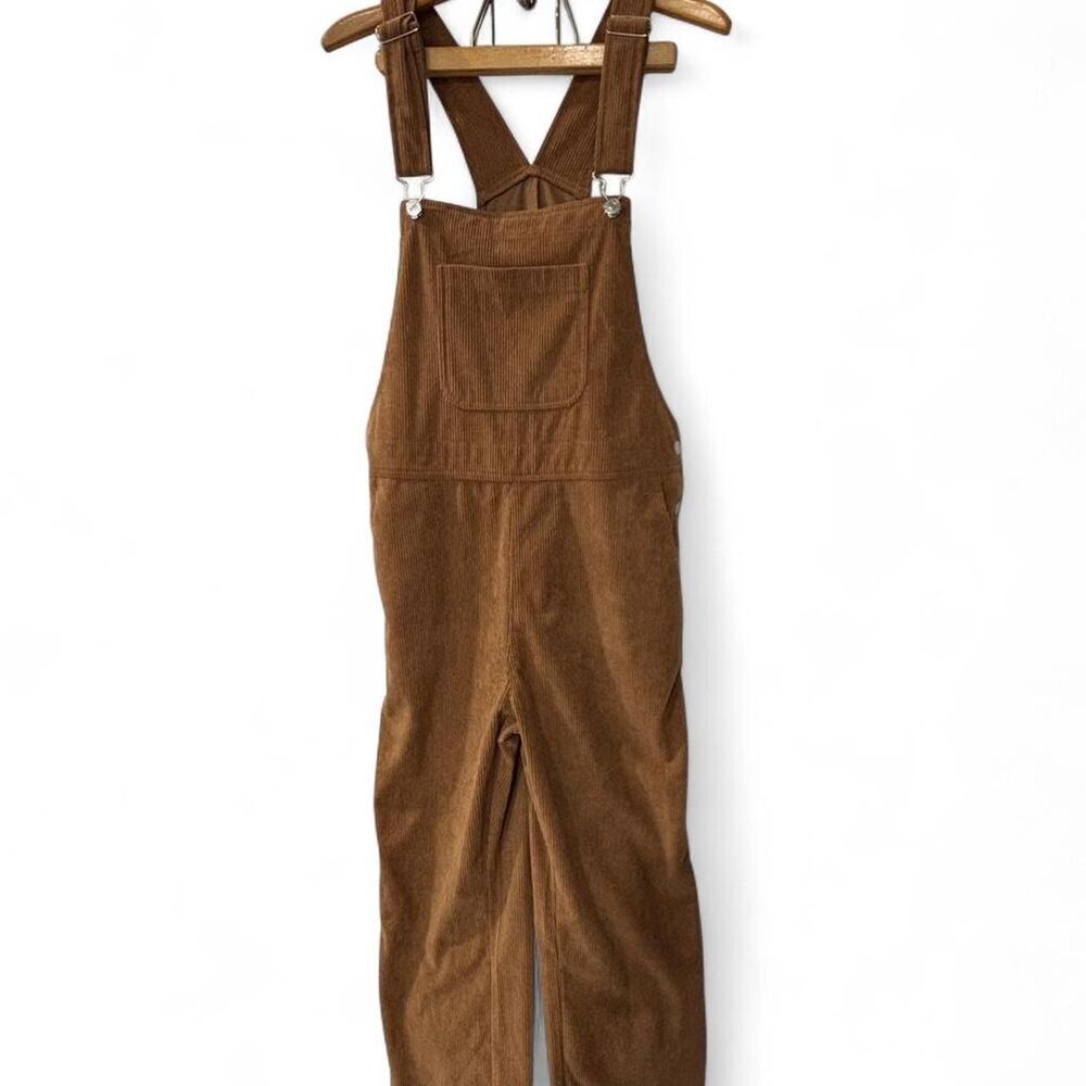 Unbranded Women's Brown and Orange Dungarees-overalls - Picture 2 of 6